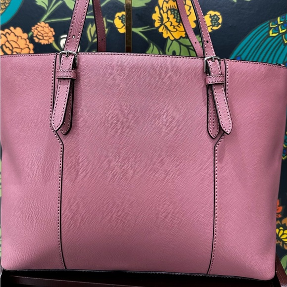 Bally Supra Large Tote – Rosehaze Pink with Signature Stripe – Made in Italy - Picture 5 of 16